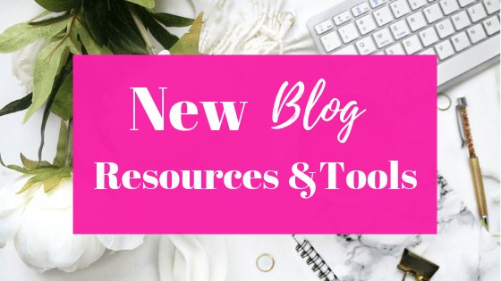 New blog resources for a new blog