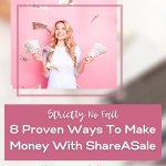ways to make money with ShareASale