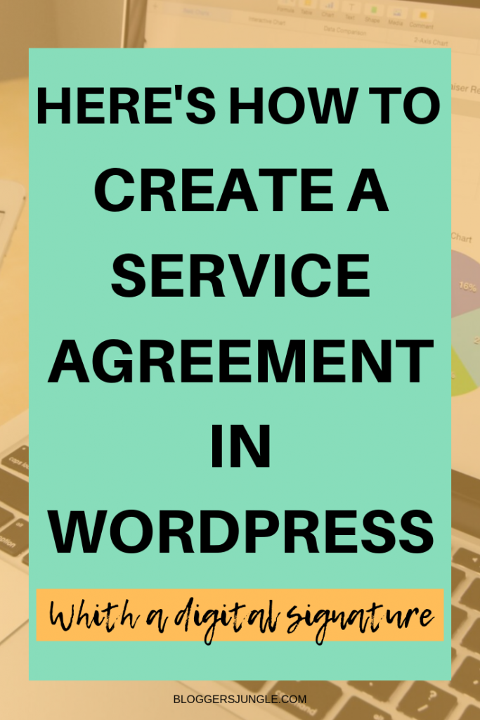 How To Create A Service Agreement In WordPress
