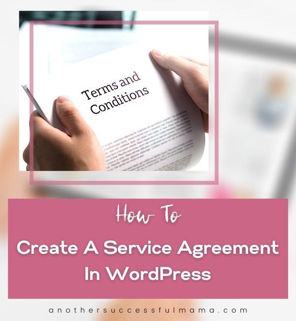 How To Create A Service Agreement In WordPress