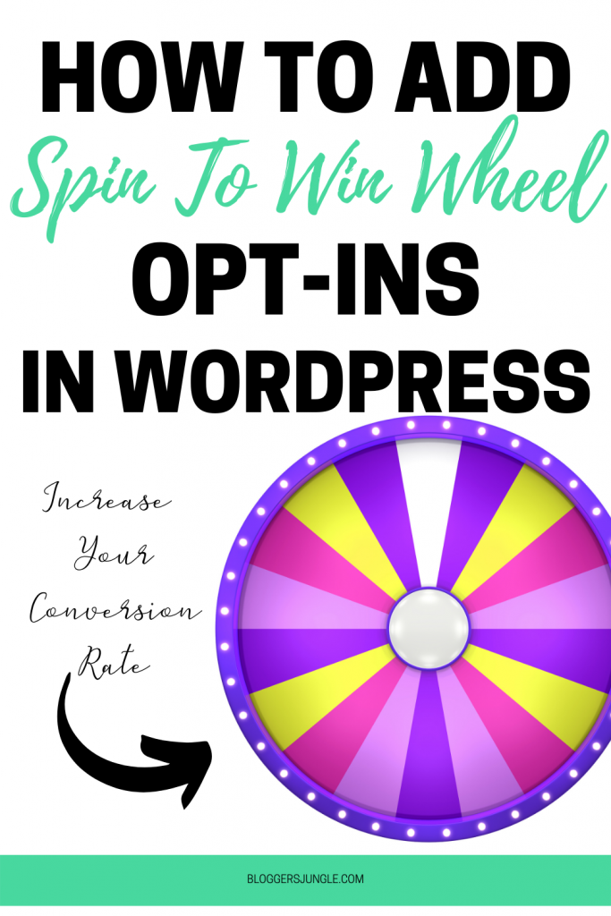 How to add spin to win wheels in WordPress