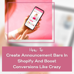 how to create announcement bars in shopify