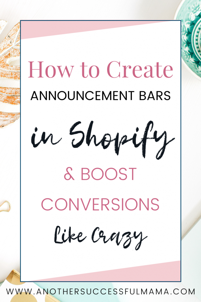 how to boost conversions with shopify announcement bars