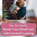 boosst email list with content locking
